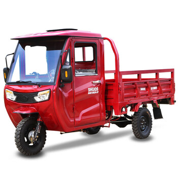 宗申动力汽油三轮摩托车全封闭棚车燃油货运农用国四电喷200水冷126