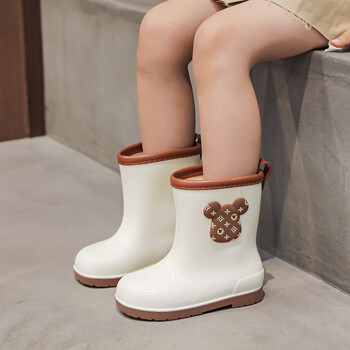 迪士尼雨鞋女款儿童水鞋女童宝宝防滑小学生上学专用中大童小女孩雨靴