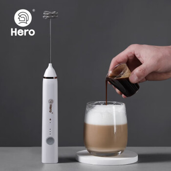 Hero双子电动打奶泡器咖啡奶泡机价格、销量和评测分析