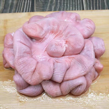 新鲜猪花肠,脆肠,生肠, 猪房子猪脆肠紫肠花 新鲜花肠2斤精品