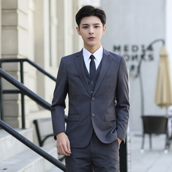 高中生成人礼服西装男生套装18岁学生西服男士职业装韩版修身伴郎休闲