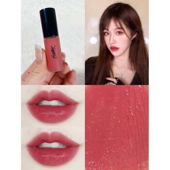 520情人节礼物ysl圣罗兰黑盖磨砂丝绒哑光唇釉211212204216214201黑盖