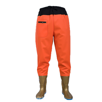 红诗雨 下水裤半身雨裤连体女款水裤防水鱼裤渔裤全身防水裤皮裤涉水