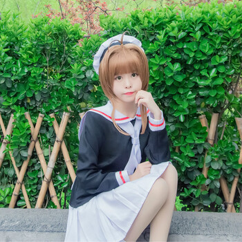 纤晟伊百变小樱摩卡少女樱木之本樱cos服cosplay服装水手服校服二次元