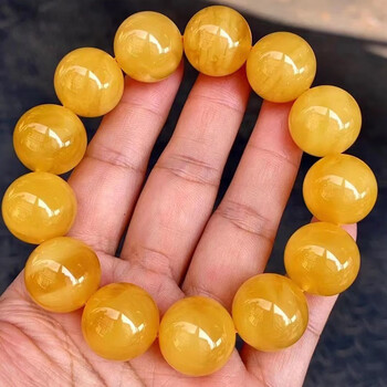 慈心缘 蜜蜡俄料蜜糖红手串 满蜜蜜蜡琥珀男女手链手串送生日礼物17mm