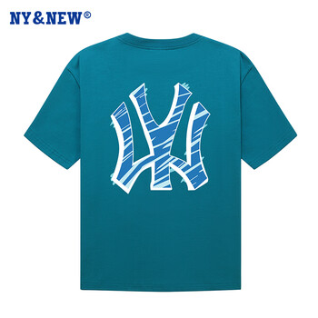 ny&new夏季t恤男休闲宽松oversize打底衫男美式高街百搭潮牌ins