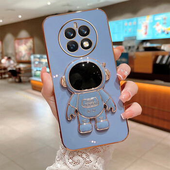 罗逸 华为 mate50 手机壳创意宇航员折叠支架镜头全包防摔软硅胶保护