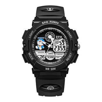 正港zgo哆啦a梦联名儿童手表男学生电子表时尚潮流初中生青少年防水双