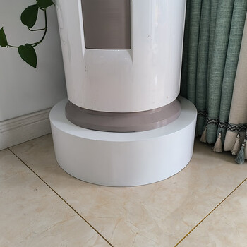 杰西吉达空调底座圆柱加高支架通用方圆立式柜机托架木质圆台垫高防潮