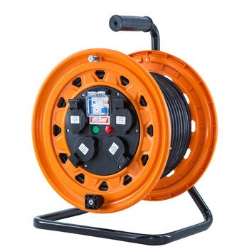 野狼yl移动式电缆盘电源盘220v10a16a30米50米绕线盘拖线盘橡胶电缆yz