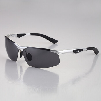 北溟鱼 钓鱼眼镜路亚垂钓看漂专用户外增晰偏光镜高清眩目钓鱼镜 银色