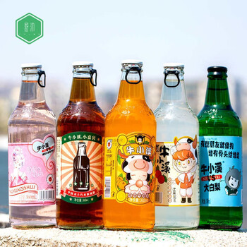 牛小溪大白梨360ml6瓶东北怀旧老汽水小香槟水蜜桃碳酸饮料80后的回忆