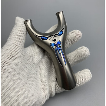 崛适飞虎小怪兽弹弓钛合金精准圆头扁皮弓天罡高端竞技弹弓 75.