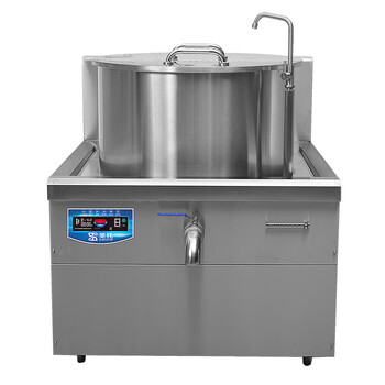 圣托(shentop)大功率电磁炉 商用大型汤粥炉牛肉羊肉炖汤锅 一体式