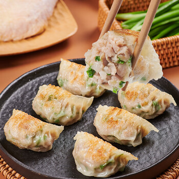 包道葱香肉饺396g*2 鲜肉饺子 水饺 煎饺 早餐食材 共36只