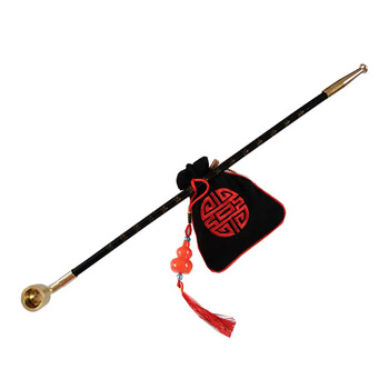 纪晓岚老式烟斗 烟袋锅子旱烟袋 传统手工旱烟枪长杆烟袋杆烟具 48