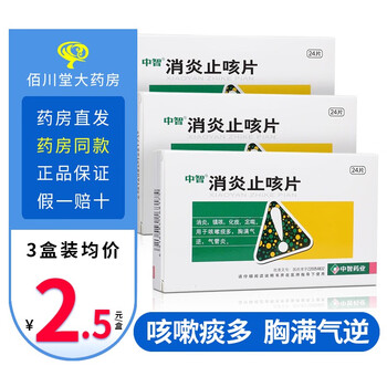 中智药业 消炎止咳片0.