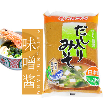 味噌酱1kg日本调味酱味增汤料拉面酱黄豆酱昆布