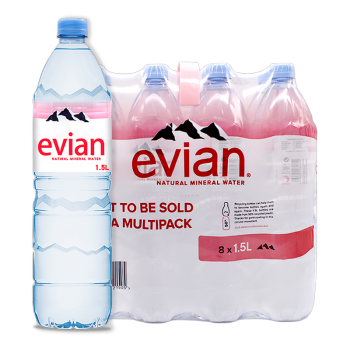 法国进口（evian）依云矿泉水整箱装  弱碱性天然水 儿童瓶依云水 运动瓶装 中英文随机发货 依云白箱中文版330ml*24瓶/箱19年6月生产 #20