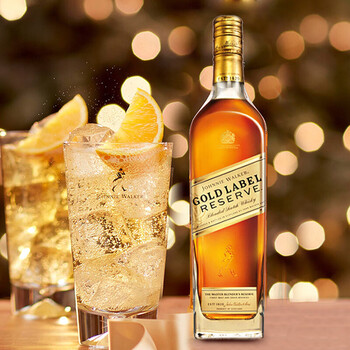 walker)金方 金牌 苏格兰调和型 威士忌 洋酒 750ml(礼盒装) 金牌 750