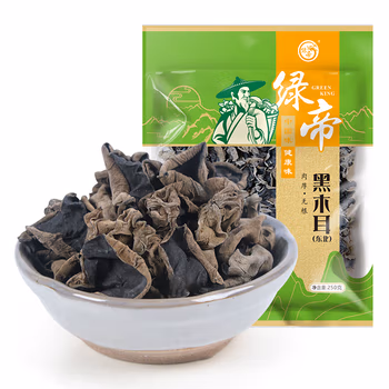 绿帝黑木耳250g