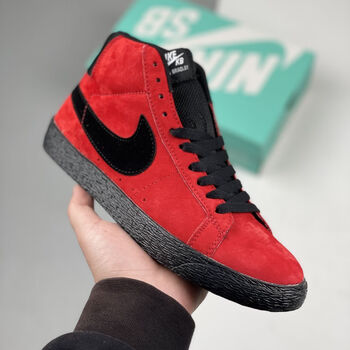 耐克nike板鞋 男鞋女鞋 开拓者高帮低邦板鞋 春冬平底鞋 反毛潮流学生