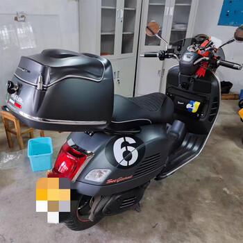 22年比亚乔维斯帕gts300尾箱vespa150春天冲刺摩托车改装后尾箱头盔包