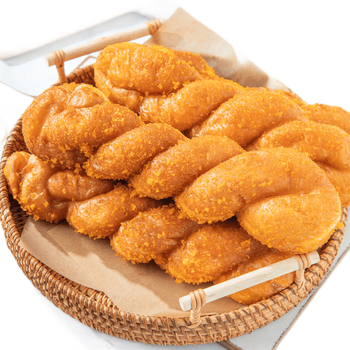 爆浆酸奶麻花夹心酸奶大软麻花网红面包早餐办公室下午茶零食儿童休闲