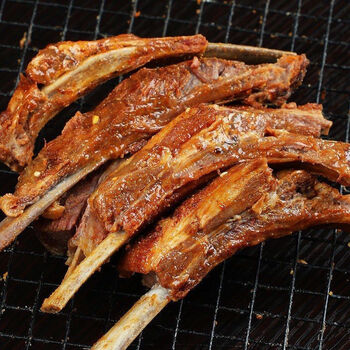 内蒙古烤羊排即食手撕烤羊肉草原特产新鲜熟食真空包装加热即食500克
