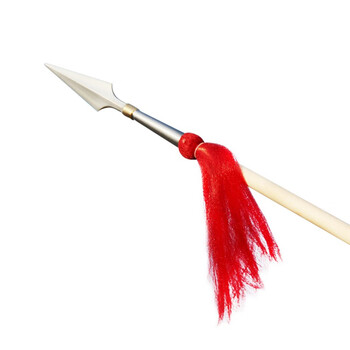 hnxw-hyq白蜡杆红缨枪霸王枪武术枪赵子龙不锈钢红缨枪头长矛太极大枪