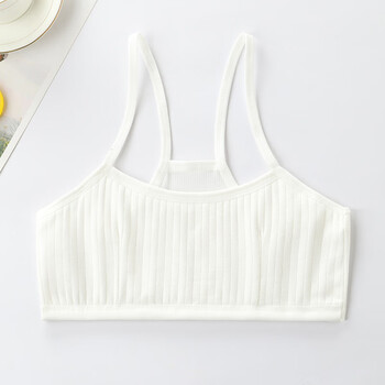 臻恬发育期学生内衣916岁网眼吊带小背心中大童透气文胸罩抹胸薄款