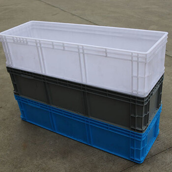 周转箱 养龟一米大型养殖箱乌龟箱养鱼箱 配方料灰色 1200*400*230mm