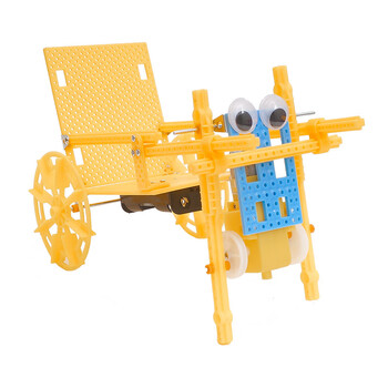 小黄包车diy手工科技小制作电动汽车小学生科学实验小发明steam科学实验玩具生日礼物小黄包车材料包 图片价格品牌报价 京东