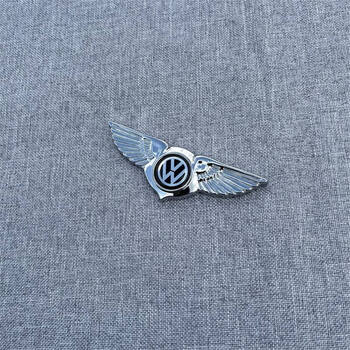 vs5/vs7/va3叶子板侧标贴车身车标金属装饰外饰改装用品 翅膀大众银色