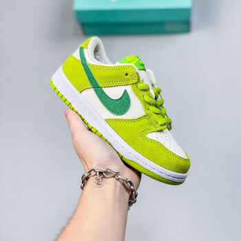 nikeairaj童鞋儿童青苹果鞋sb dunk low pro气垫小中 26