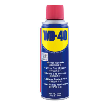 WD-40家用门锁润滑油 机械缝纫机油wd40合页滑道链条润滑剂万金油200ml