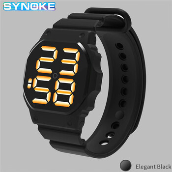 时诺刻(synoke)方形经典复古新色时尚轻薄触摸电子表学生男女同款现货