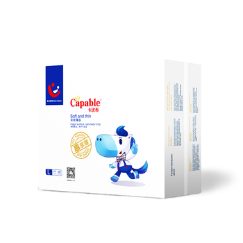 capable卡比布惠享薄纸尿裤透气干爽婴儿尿不湿 m码56片【6-9kg】