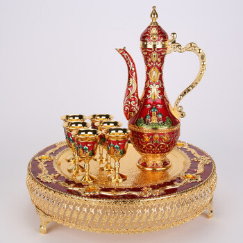 礼品 婚庆节庆 迪士尼(disney) 结婚礼物古代宫廷锡器工艺品复古酒壶