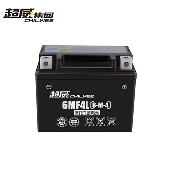 【超威12V4AH】超威摩托车电瓶6MF4L小猴子越野小赛车木兰小踏板车电池50二冲程12V4Ah蓄电池12伏【行情 报价 价格 评测】-京东