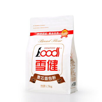 雪健 麦芯面包粉1 5kg 制作优质面包的完美搭档蛋糕披萨面包点心烘焙 图片价格品牌报价 京东
