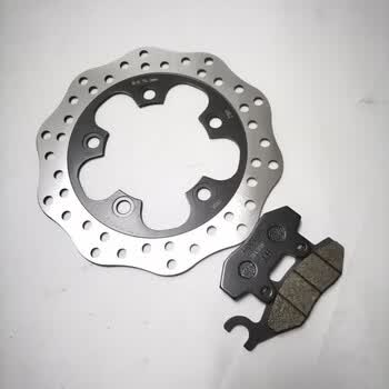 适用豪爵铃木摩托车配件usr/ucr/afr125前碟刹片皮块后刹块刹车盘 前