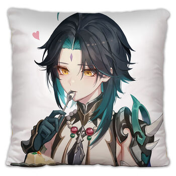 花仟陌原神护法夜叉魈周边抱枕双面照片来图支持定制男学生朋友生日