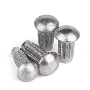 联众gb827标牌铆钉不锈钢滚花铆钉实心铆钉m1.6-m5 2*6(50粒)