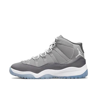 nike air jordan 11 aj11 酷灰 幼童 复古篮球鞋 378039-005 378039