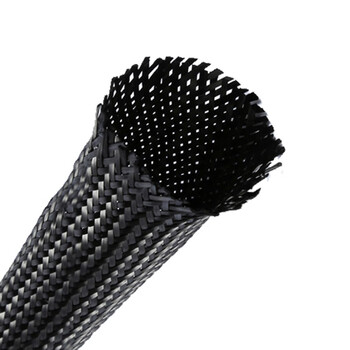 igiftfire碳纤维管2mm40mm耐高温650度编织网管电线保护套管高强度