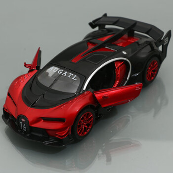 风火轮(hot wheels)1:32仿真布加迪vision威龙威航gt跑车合金汽车模型