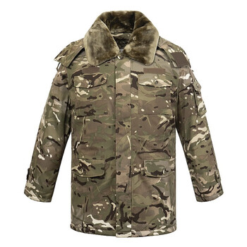 盾郎 新式军棉大衣迷彩大衣 冬季加厚保暖大衣全地形迷彩防寒防冻大衣