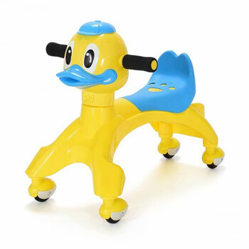 儿童扭扭车宝宝溜溜车1-3岁万向摇摆车学步车妞妞车滑滑车滑行车 加厚