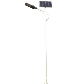 日月升 RYS-L79-6-50 太阳能路灯 海螺臂锥杆灯杆6米 50W
